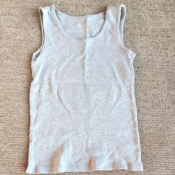 🤸♀️3 for 12🤸♂️ Children's Place Ribbed Tank Top Gray Large - Picture 1 of 3